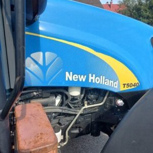 foto 86HP traktor New Holland T5040 +abroll 11t Anhänger (2013)