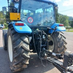 foto 86HP traktor New Holland T5040 +abroll 11t Anhänger (2013)